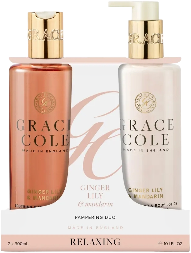 Grace Cole Ginger Lily & Mandarin Pampering Body Care Duo