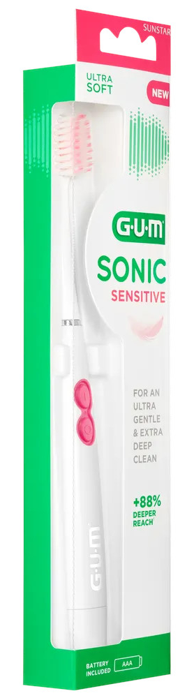 GUM Sonic Sensitive Batterij Tandenborstel