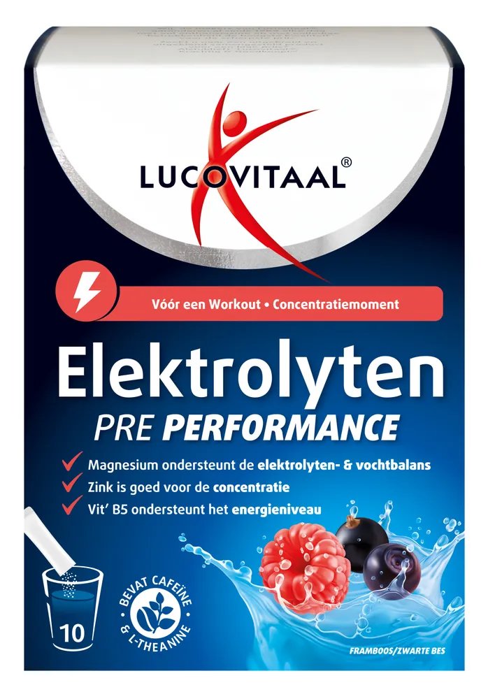 Lucovitaal Elektrolyten Pre Performance Sticks
