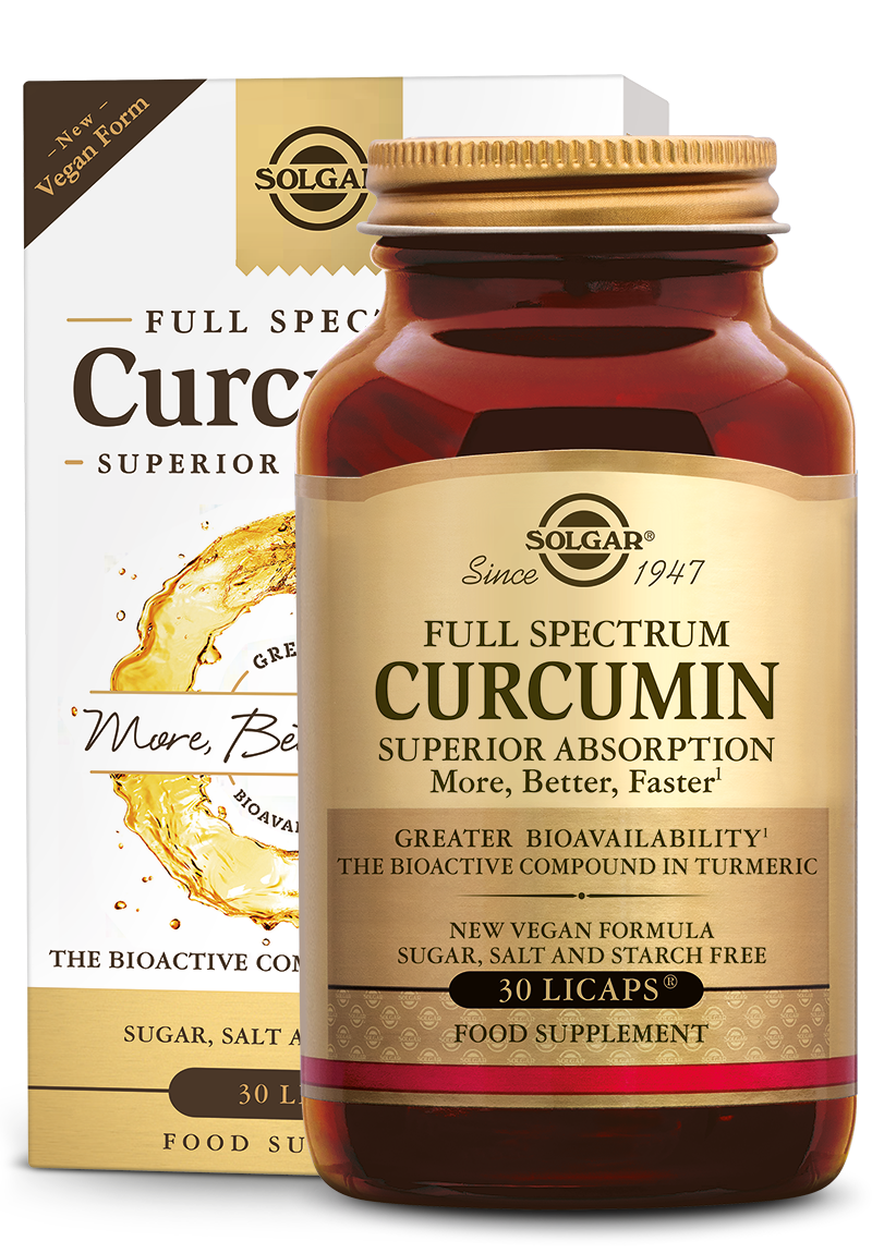 Solgar Full Spectrum Curcumin (Kurkuma) Capsules