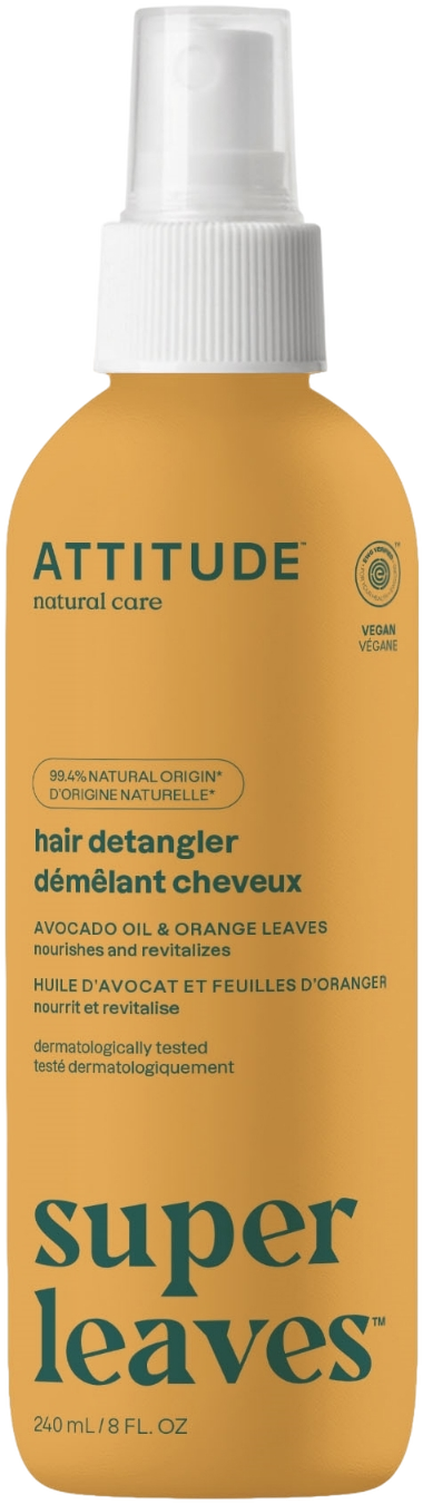 Attitude Super Leaves Anti-Klit Haarspray Avocado Oil & Orange Leaves