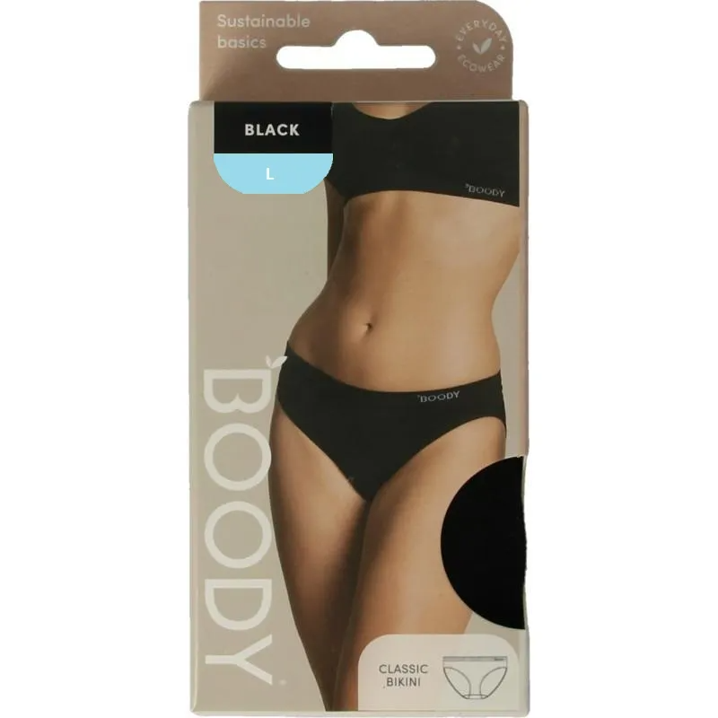 Boody Classic Bikinislip Zwart L