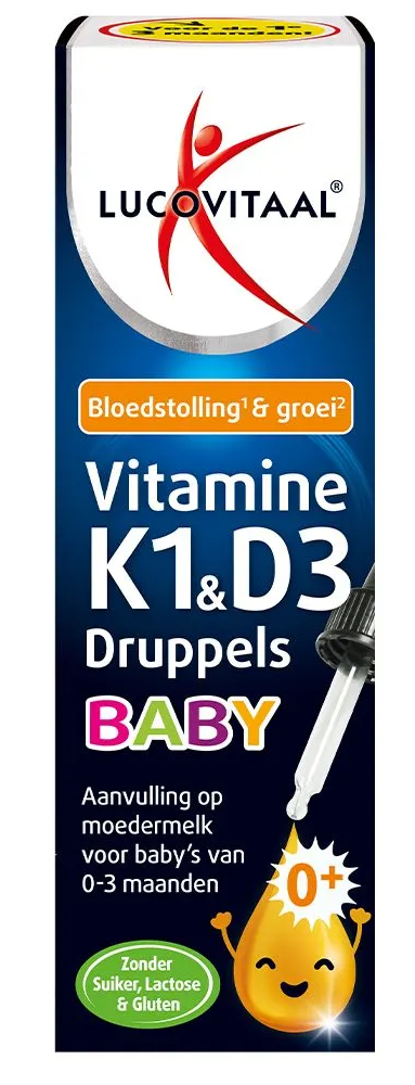 Lucovitaal Vitamine K1 + D3 Baby Druppels