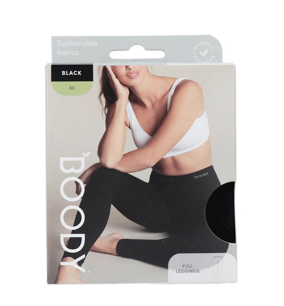 Boody Leggings Enkel Zwart M