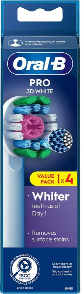 Oral-B Pro 3D White Opzetborstels