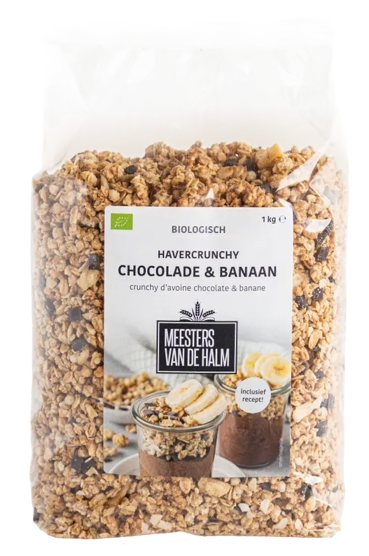 De Halm Havercrunchy Chocolade & Banaan