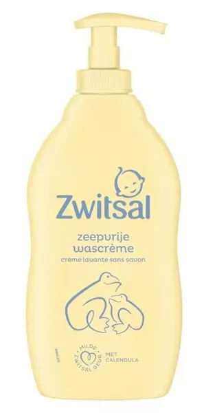 Zwitsal Zeepvrije Wascrème Met Pomp