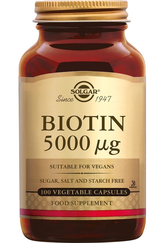 Solgar Biotine 5000 mcg Capsules