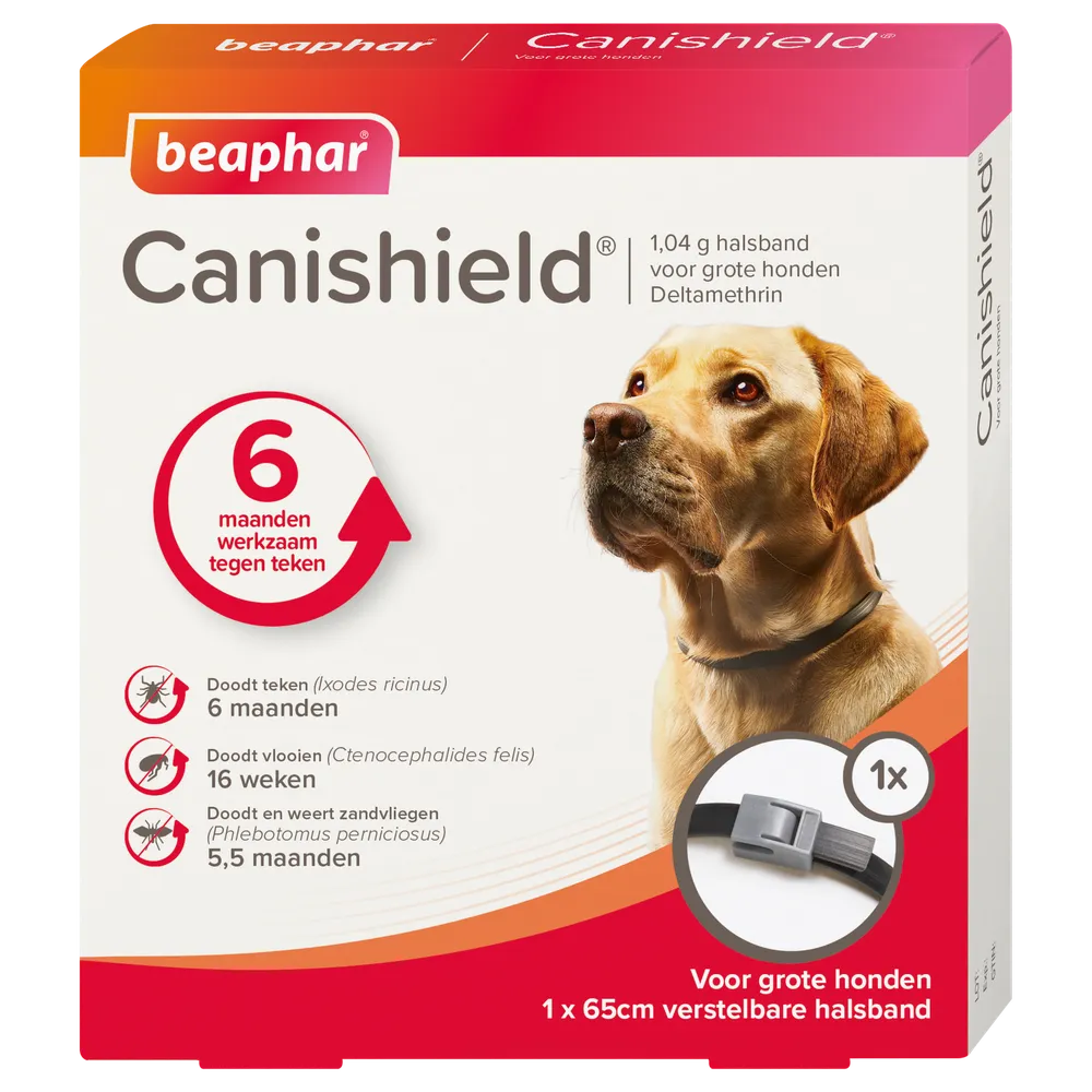 Beaphar Canishield Halsband Grote Honden