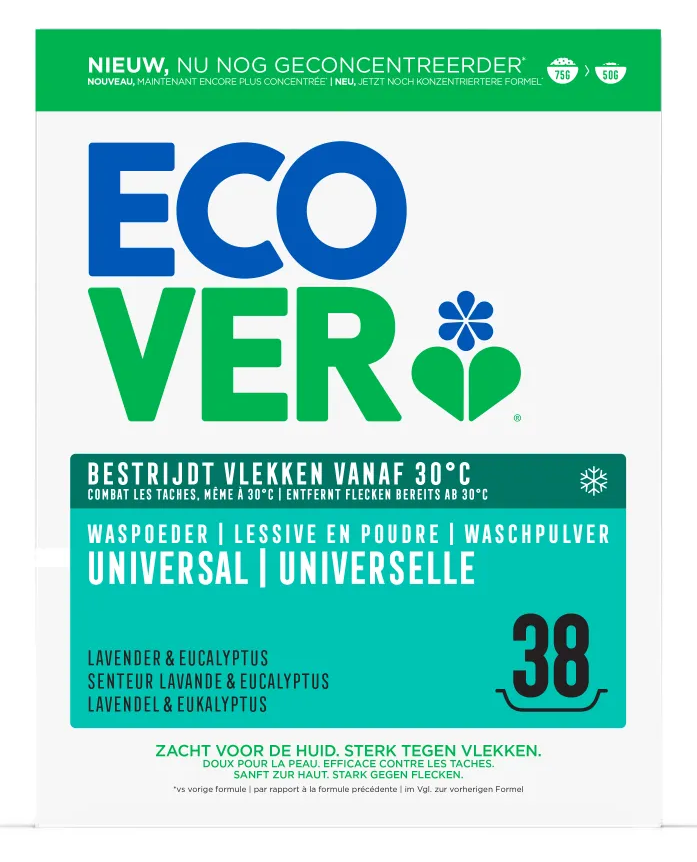 Ecover Waspoeder Universeel Lavendel & Eucalyptus