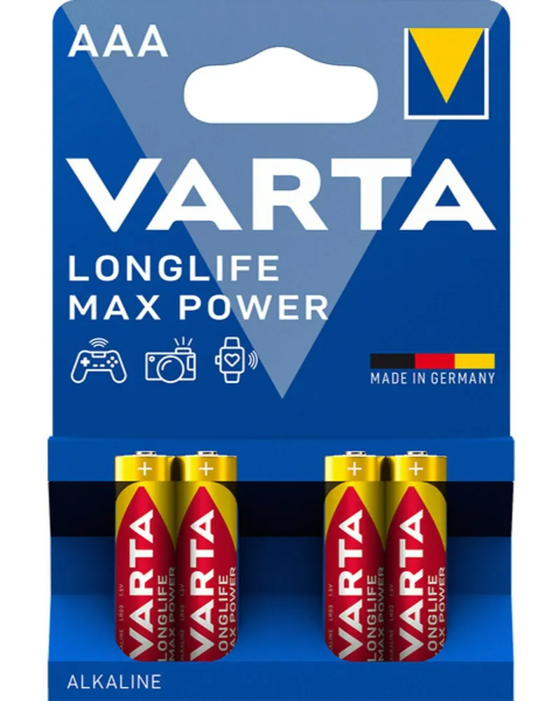 Varta Longlife Max Power AAA Batterijen