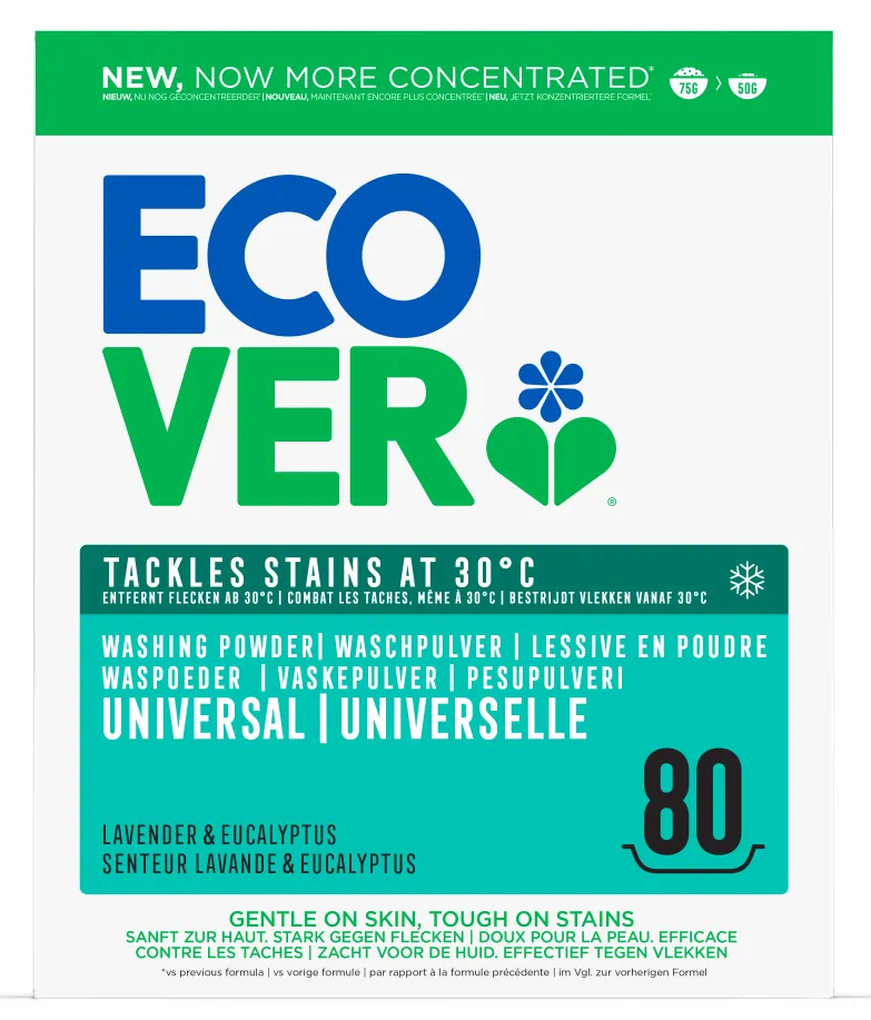 Ecover Waspoeder Universeel Lavendel & Eucalyptus