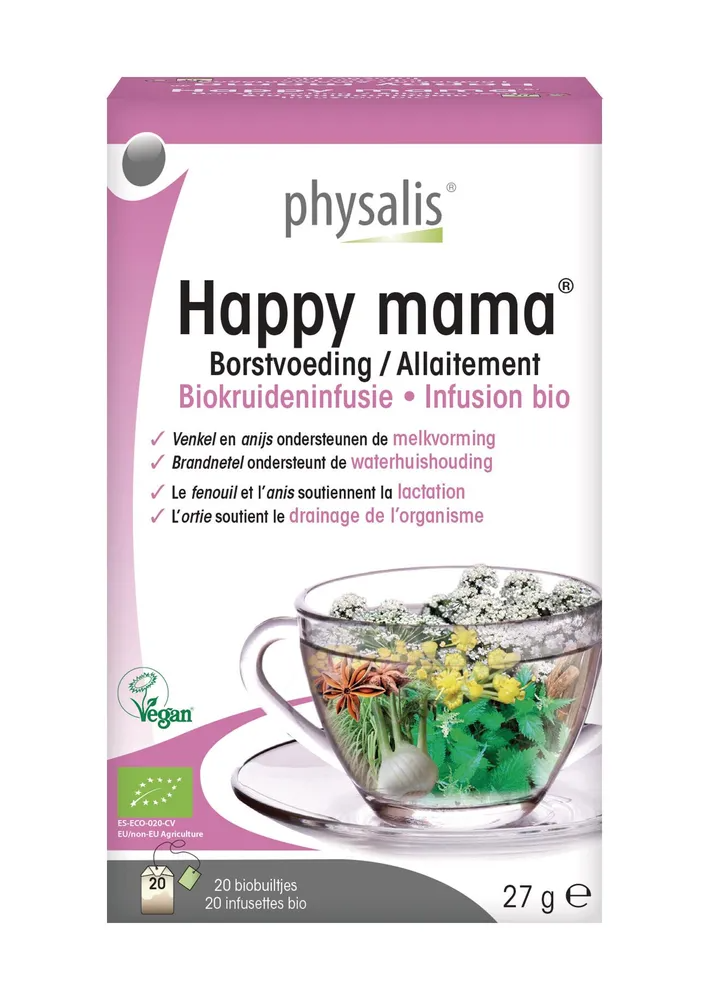Physalis Happy Mama Biokruideninfusie Zakjes