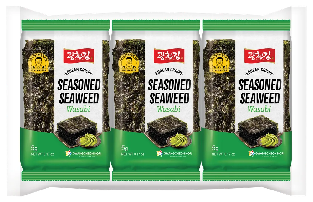 KC Nori Seasoned Seaweed Wasabi