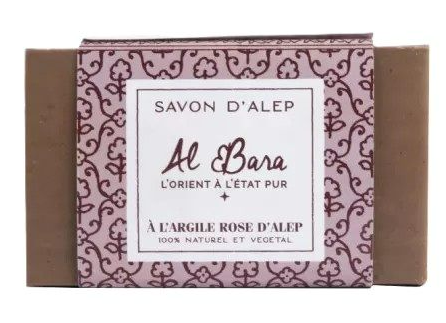 Al Bara Aleppo Zeep Pure Olijfolie & Roze Klei