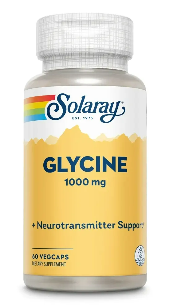 Solaray Glycine 1000mg Capsules