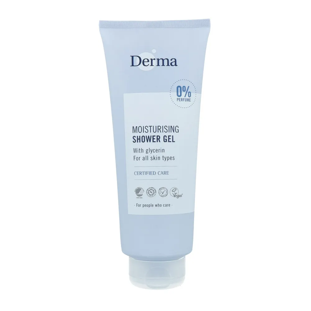 Derma Moisturizing Shower Gel Parfumvrij