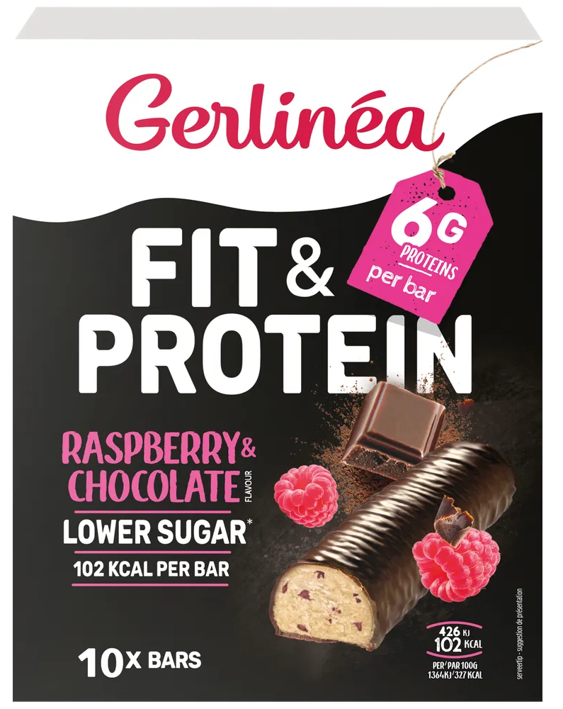 Gerlinéa Fit & Protein Raspberry & Chocolate Maaltijdrepen