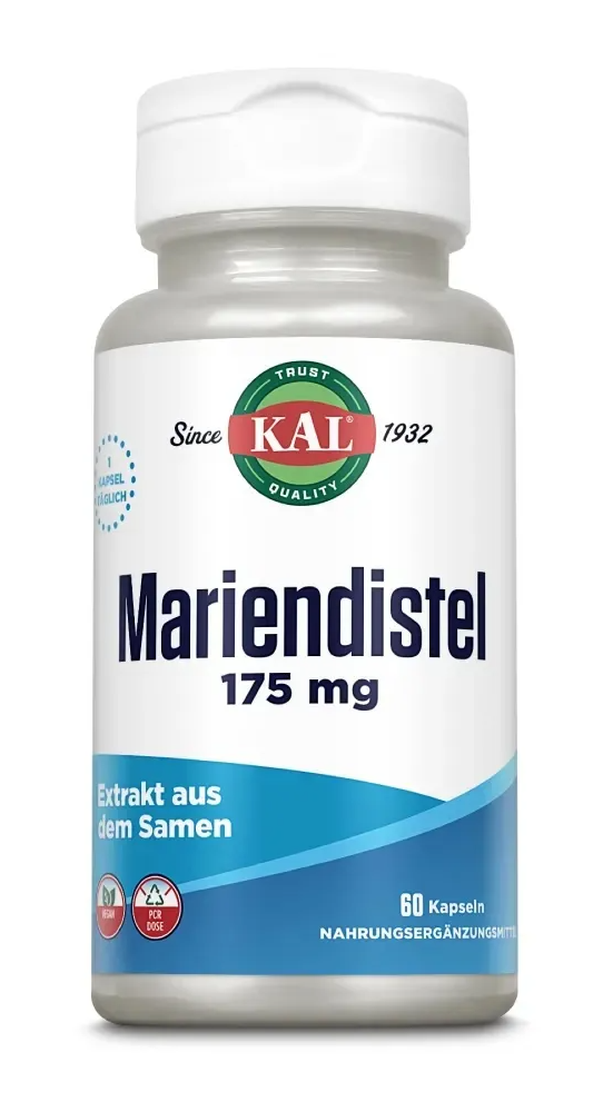Kal Mariadistelzaadextract 175 mg Capsules
