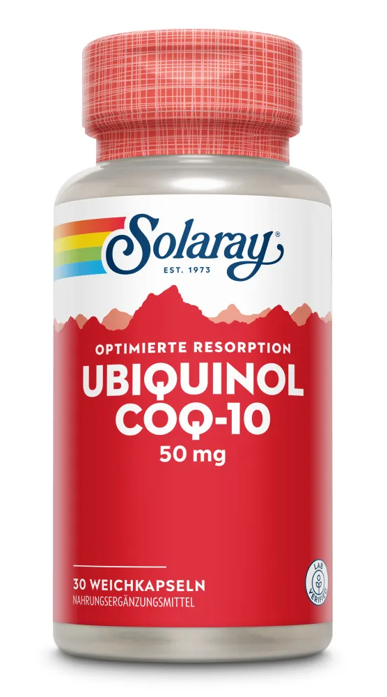 Solaray Ubiquinol COQ-10 50mg Capsules