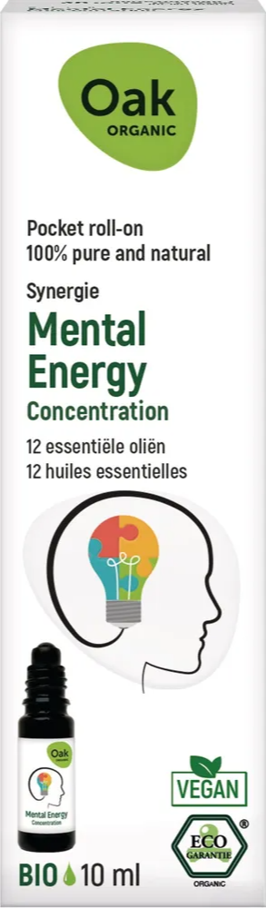 Oak Organic Pocket Roll-on Mental Energy
