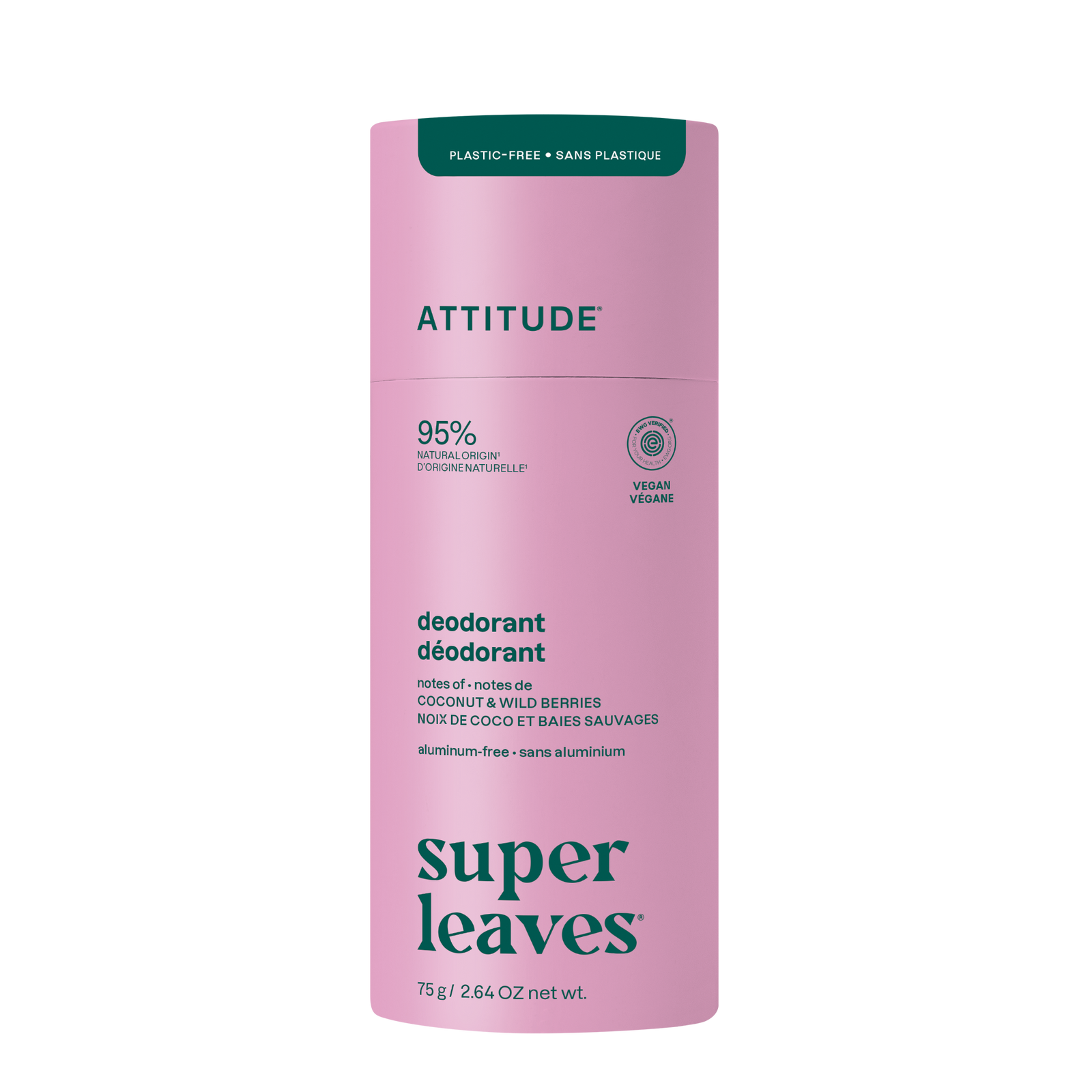Attitude Coconut & Wild Berries Deodorant