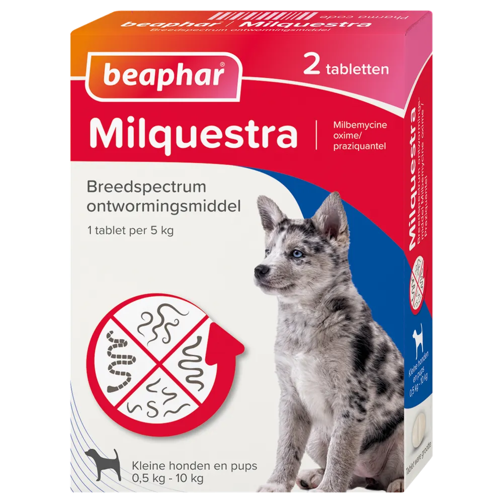 Beaphar Milquestra Ontwormingsmiddel Honden 0.5 - 10KG