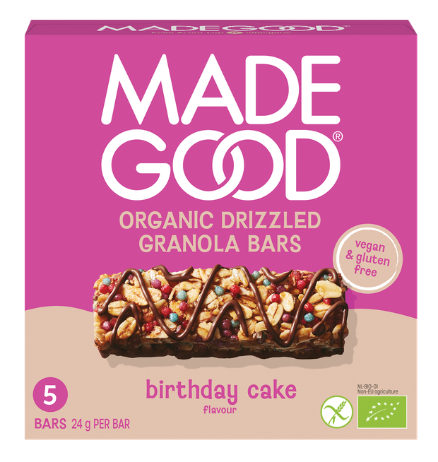 Made Good Birthday Cake Granola Bars