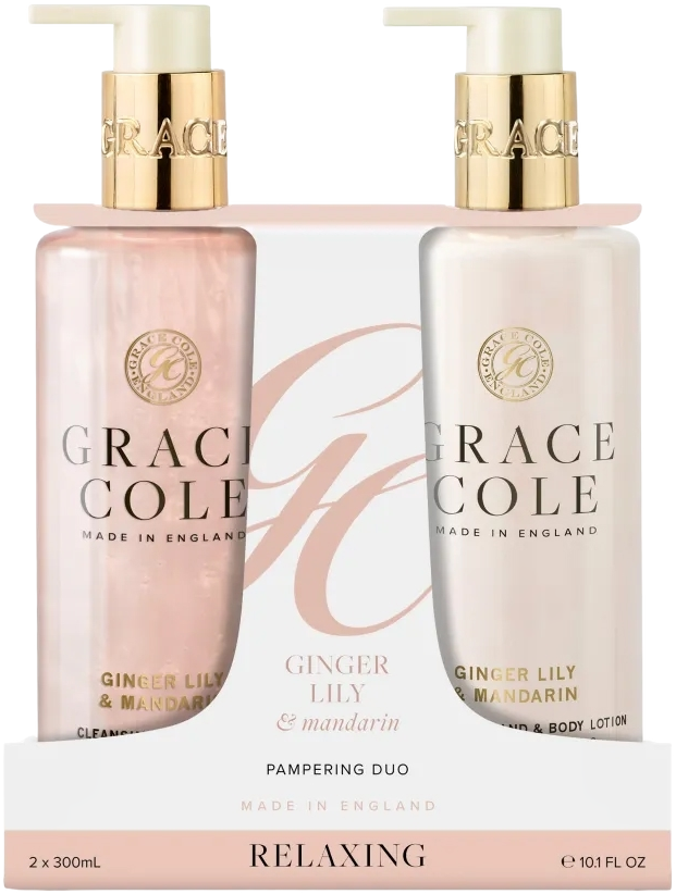 Grace Cole Ginger Lily & Mandarin Pampering Hand Care Duo