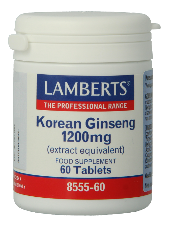 Lamberts Koreaanse Ginseng 1200mg Tabletten