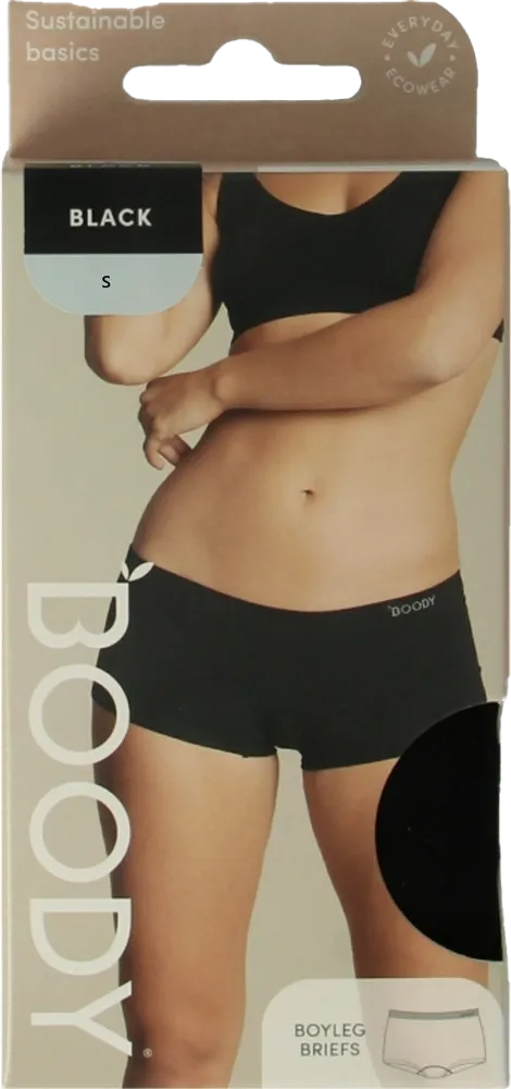Boody Boyleg Damesslip Zwart S