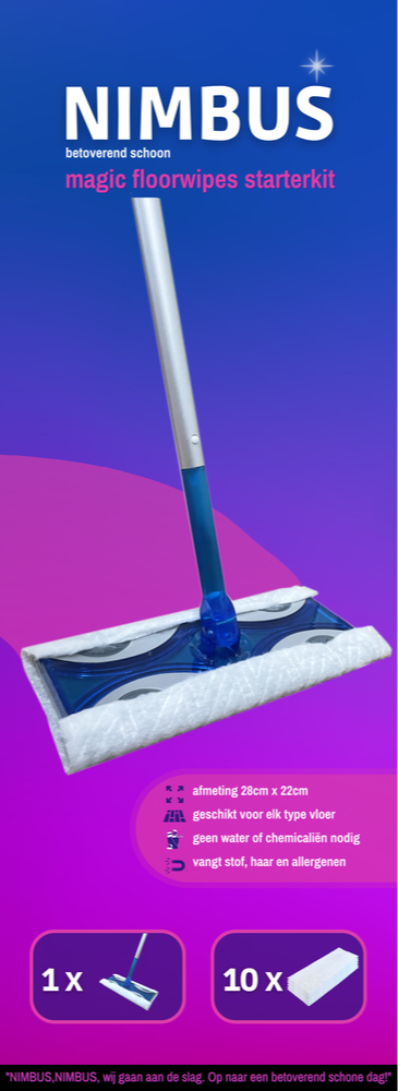 Nimbus Magic Floorwipes Starterkit