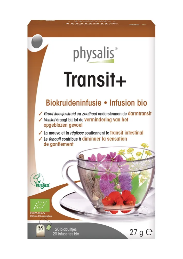 Physalis Transit+ Biokruideninfusie Zakjes