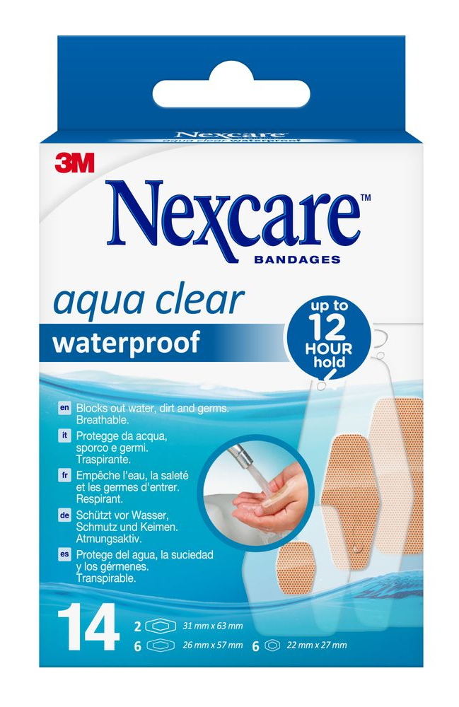 Nexcare Aqua Clear Waterproof Bandages