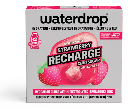 Waterdrop Strawberry Recharge Hydratation Cubes