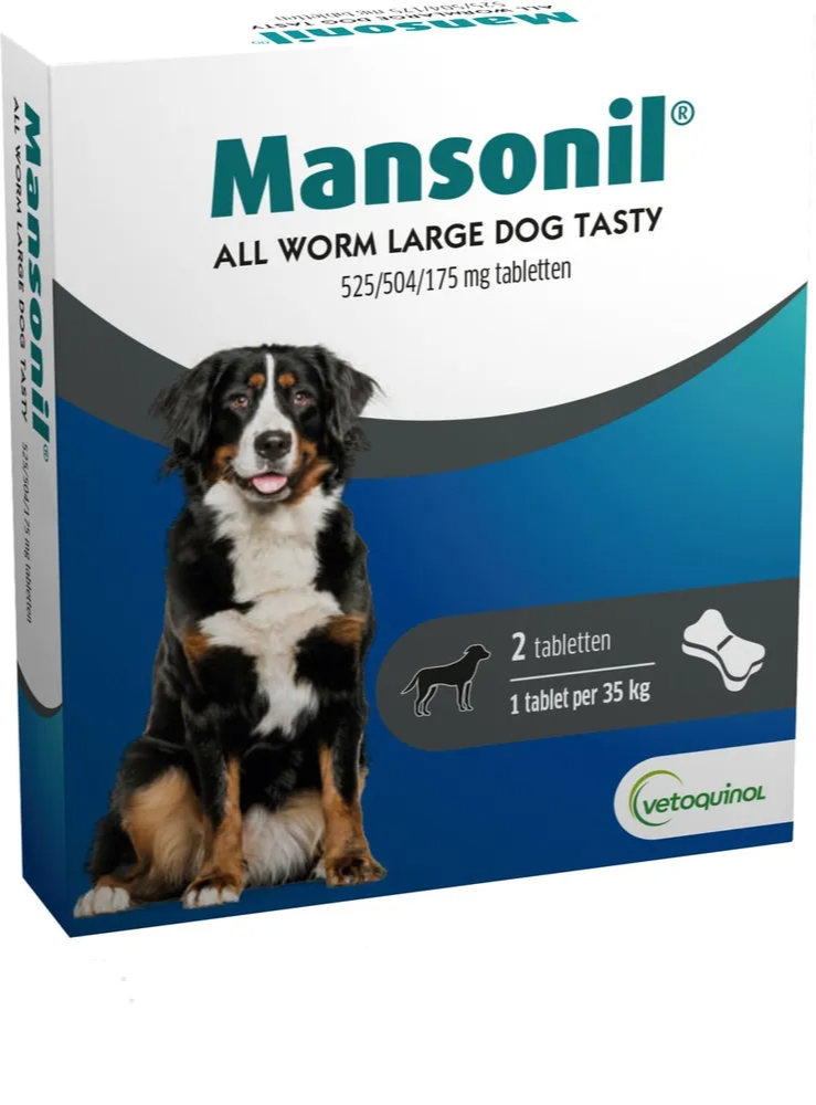 Mansonil All Worm Large Dog Tasty Tabletten
