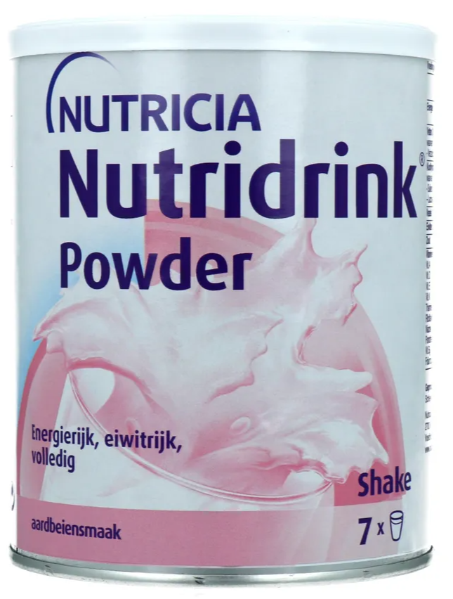 Nutridrink Poeder Shake Aardbei