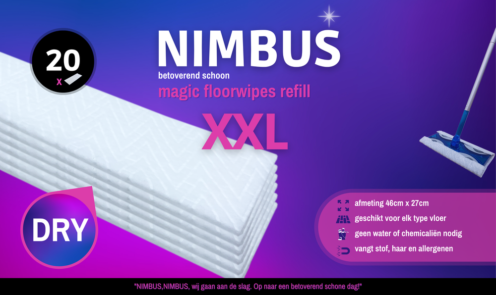 Nimbus Magic Floorwipes Refill XXL