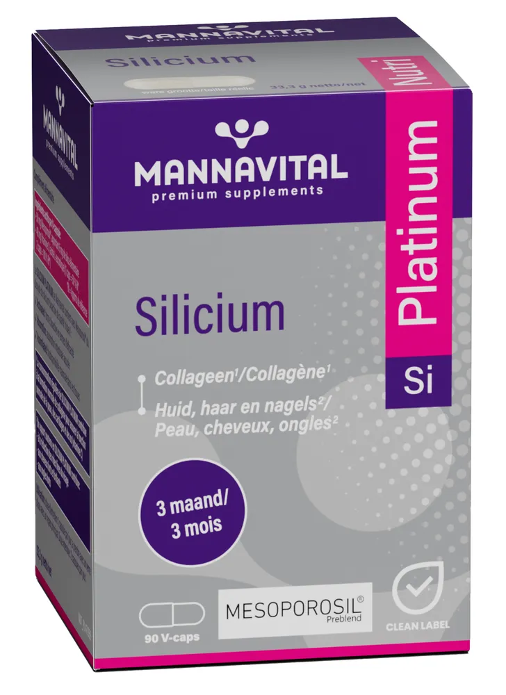 MannaVital Silicium Platinum Vega Capsules