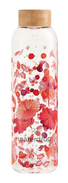 Waterdrop Glazen Fles Relax