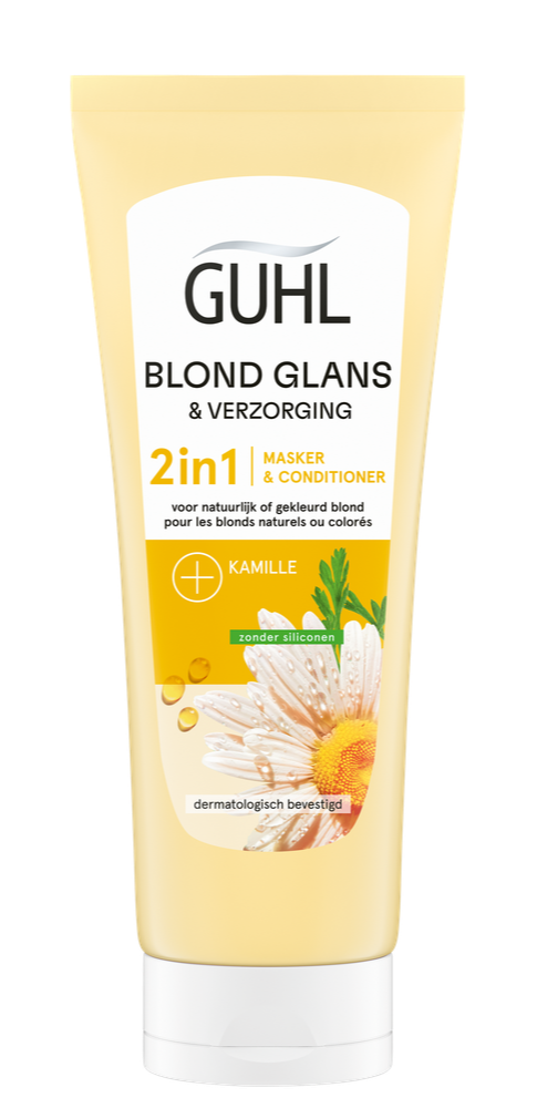 Guhl Blond Glans 2-in-1 Masker & Conditioner Kamille