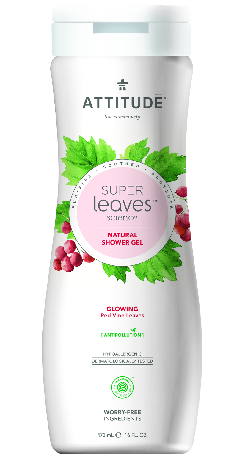 Attitude Super Leaves Natural Shower Gel