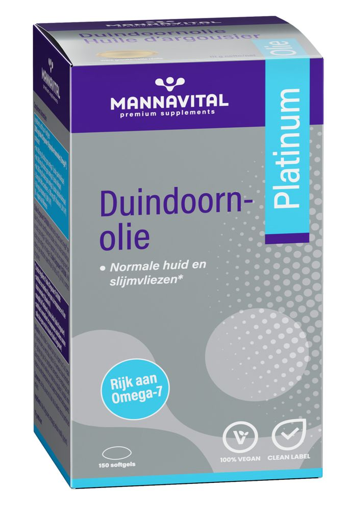 MannaVital Duindoornolie Platinum Softgels