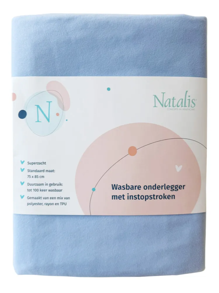 Natalis Wasbare Onderlegger Met Instopstroken