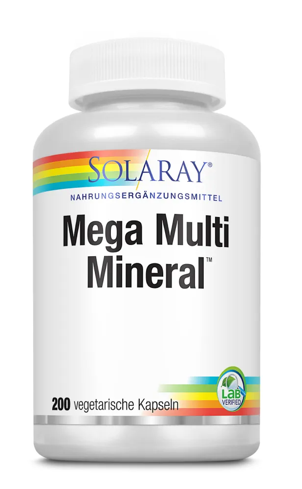 Solaray Mega Multi Mineral Capsules