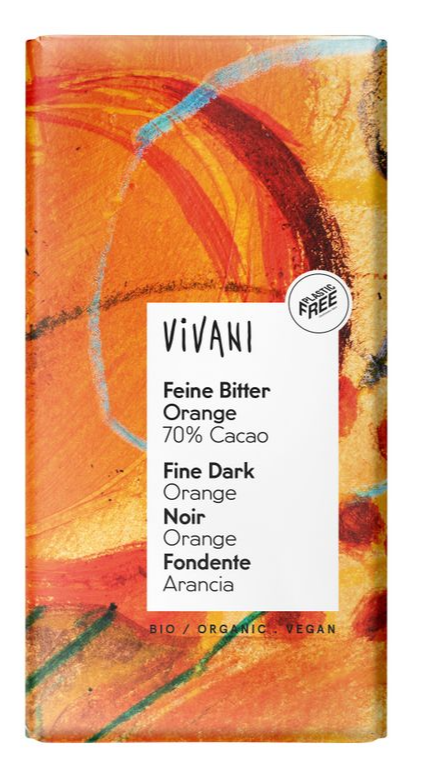 Vivani Feine Bitter Orange 70% Cacao Reep