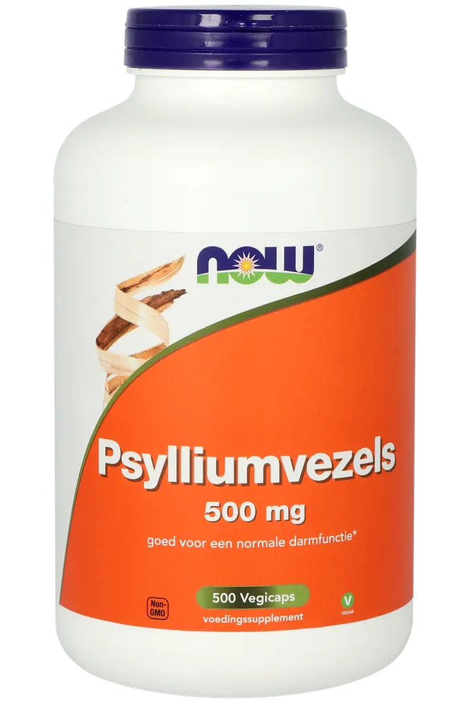 NOW Psylliumvezels 500mg Capsules