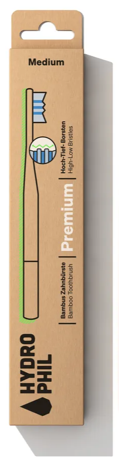 Hydrophil Bamboo Toothbrush Premium Medium
