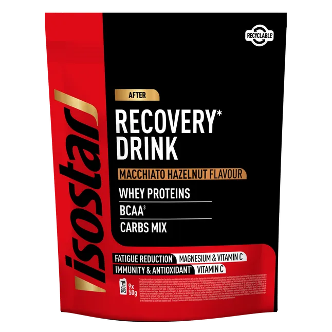 Isostar Energy +3H Recovery Drink Macchi Hazelnut