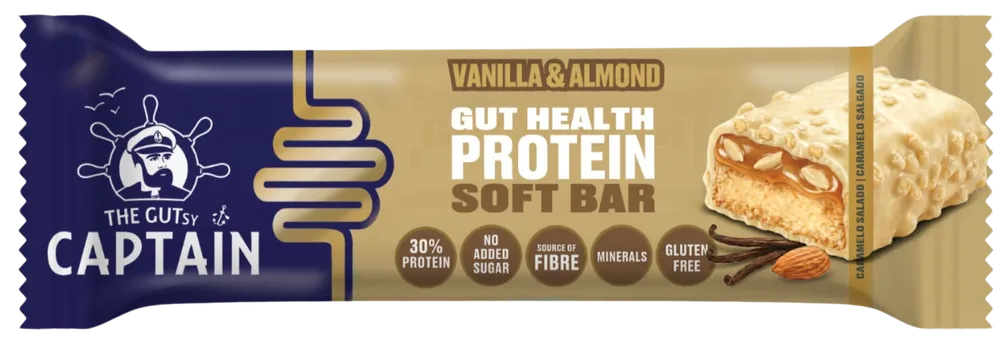 The GUTsy Captain Protein Soft Bar Vanilla & Almond
